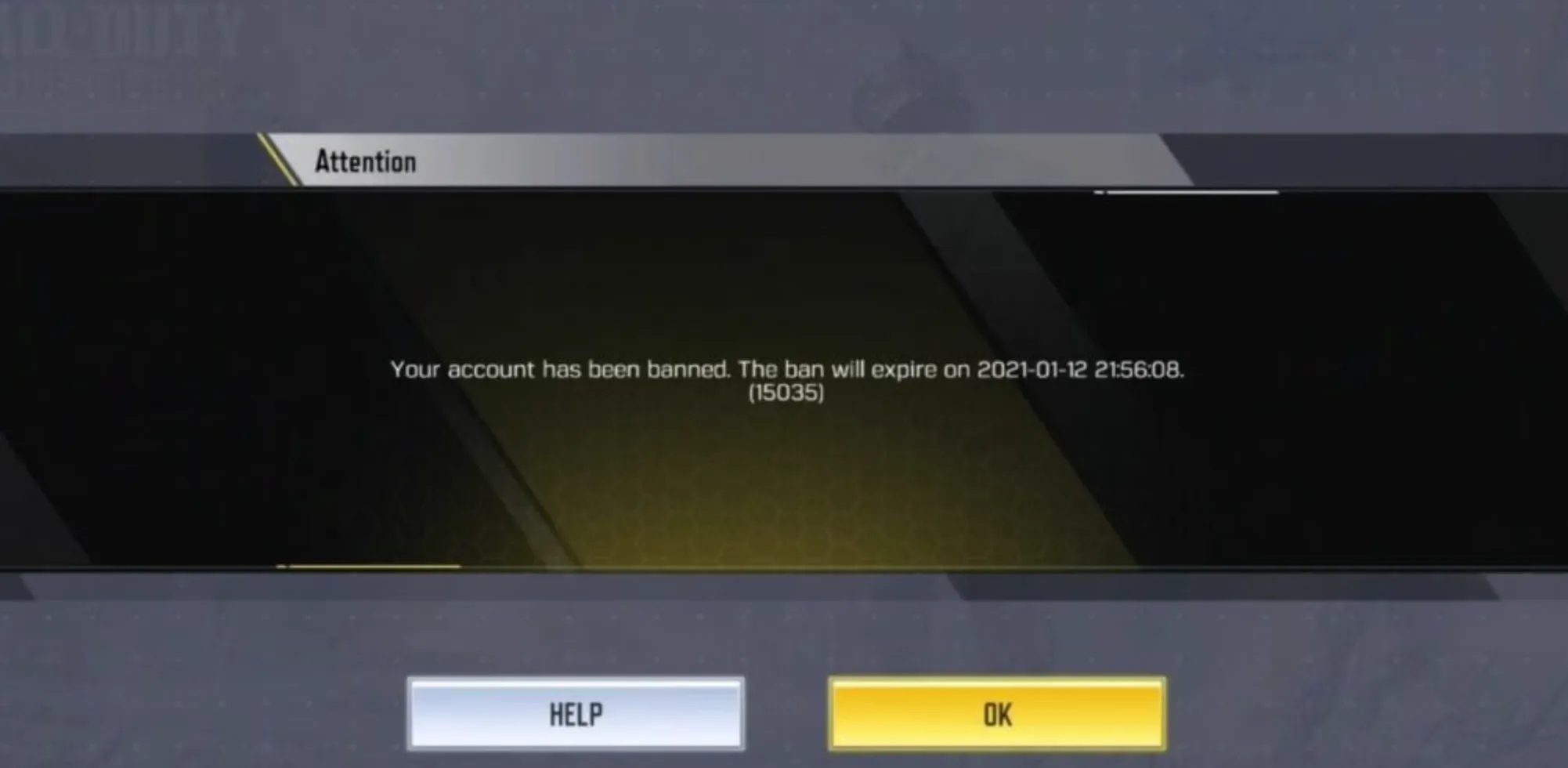 cod mobile bans